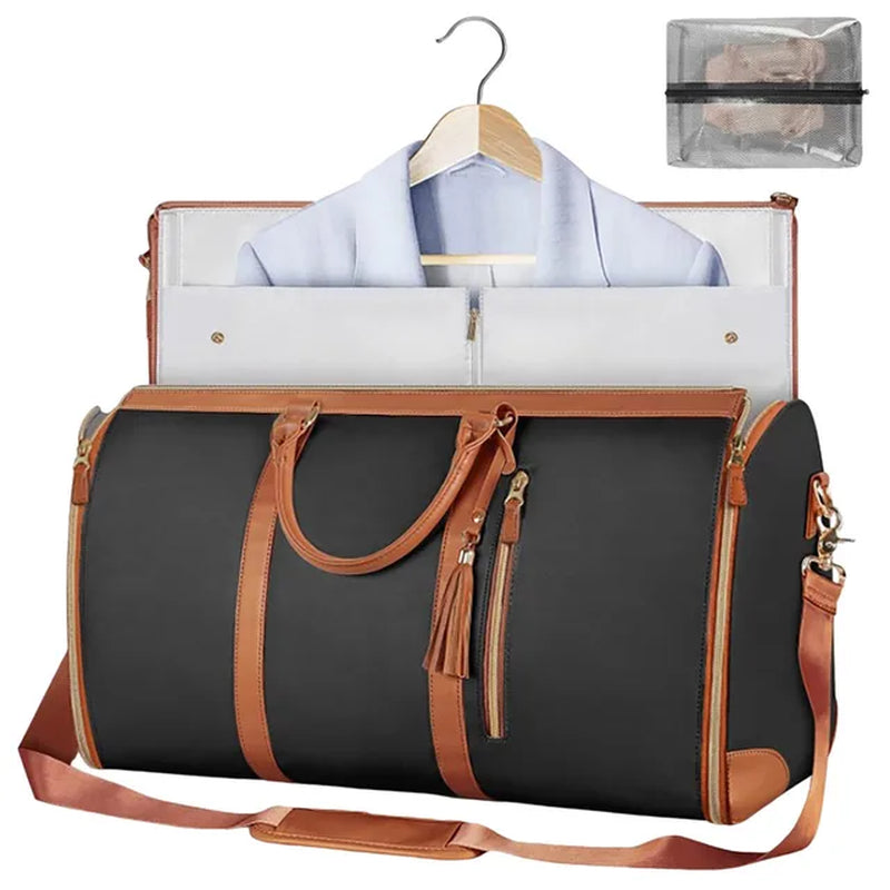 Large Capacity Travel Portable Folding Ladies Clothing Duffle Storage Bag Outdoor Shopping Bag Multifunctional Women'S Handbag